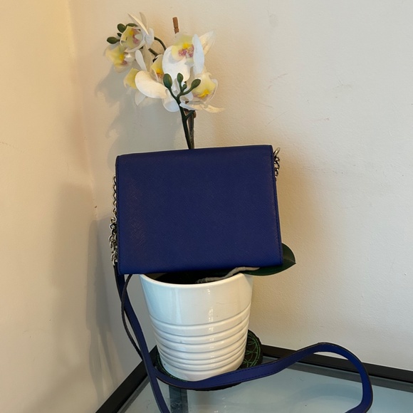 kate spade Dark Blue Purple Mini Crossbody With Gold Hardware - Picture 2 of 7